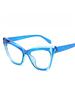 Retro Thick Cat Eye Eyeglasses For Women Multiple Color Clear Lenses Trendy Non Prescription Shades For All Occasions KJ114