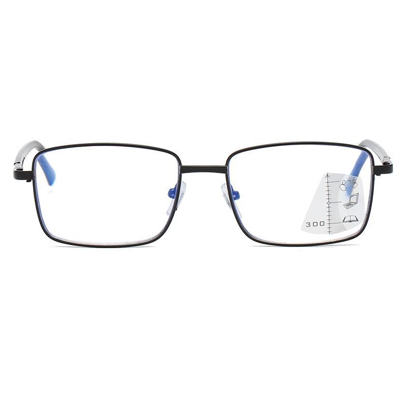 Color Changing Reading Glasses Men Automatic Zoom Progressive Multifocal Presbyopia EyeGlasses +1.0-+4.0 Anti Blue Light Eyewear