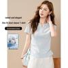 Demana Women's V-Neck Short Sleeve Summer T-Shirt