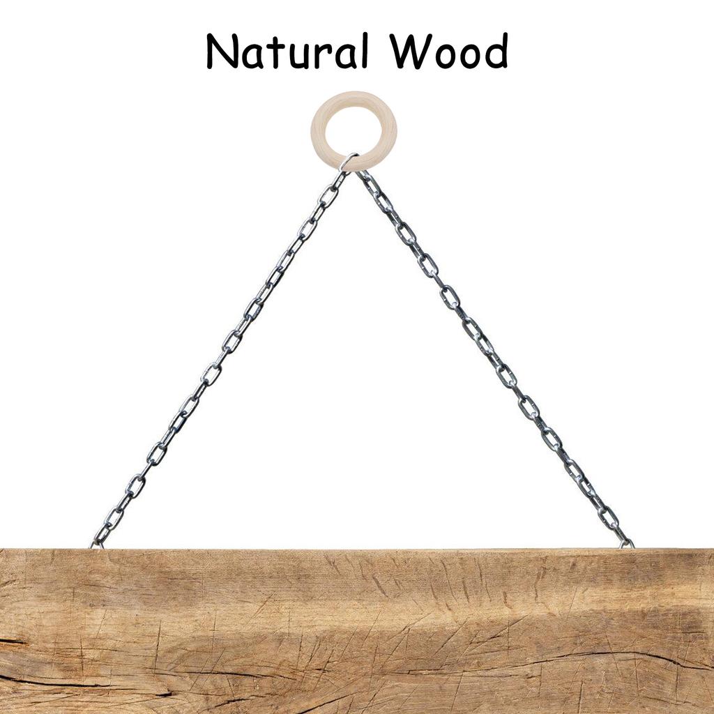 40 шт. необработанных деревянных колец для поделок, колец, подвесок и соединителей, 8 размеров 15-50 мм, деревянные кольца, круги для изготовления ювелирных изделий