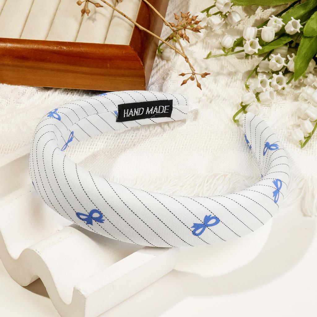 Новый бант феи обруч на голову элегантная повязка для умывания аксессуары для волос однотонные резинки для волос для женщин