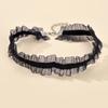 1pc Elegant Retro 90s White Lace Elastic Tattoo Chokers Collar Necklace Women Party Jewelry Accessories
