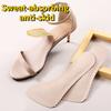 1Pair Self-adhesive Sandals Insoles Breathable Sweat-absorbent High-heeled Shoes Non-slip Stickers Seven-point Pads Soft Bottom