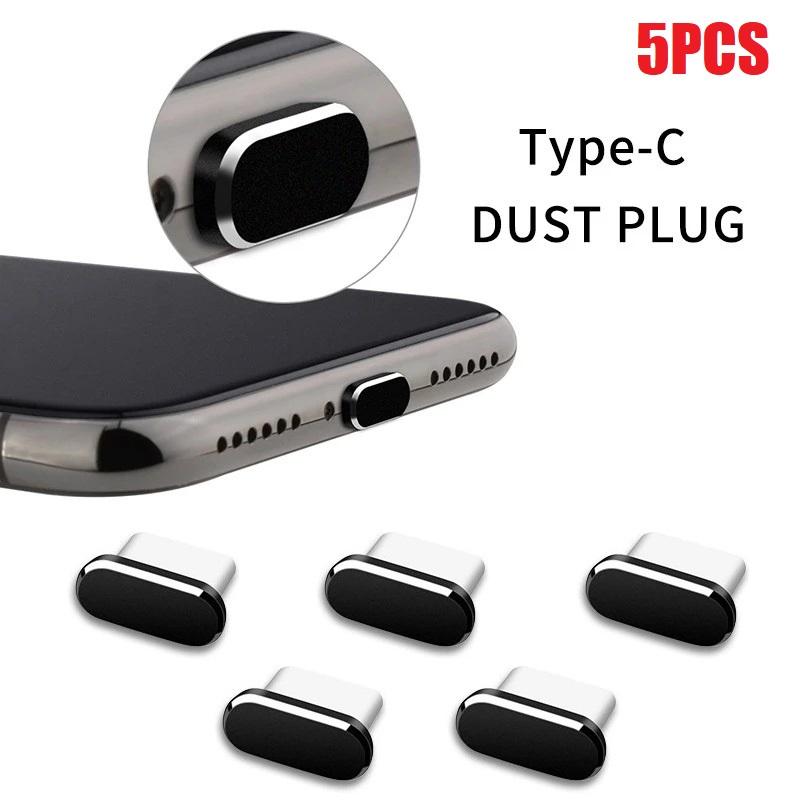 5PCS Silicone Dust Plugs Type C Charging Port Protector Stopper Cover for Iphone 15 Pro Max 15 Plus Samsung Xiaomi Anti-Dust Plu