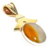 Natural Montana Agate TwoTone 925 Solid Sterling Silver Gift Pendant 1.50" B9K21