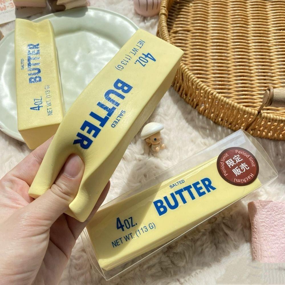 Anti Stress Butter Stick Squeezing Toy Sensory Realistic Butter Sticks For Adult