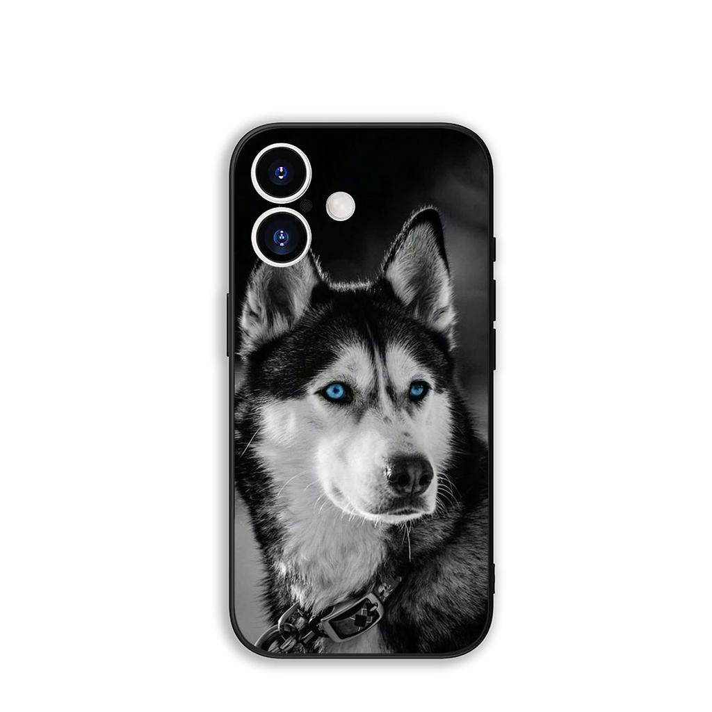 Phone Cover Animal Lovely Husky Dog Casing for Samsung Galaxy S25 S24 S22 S23 FE Ultra Plus A56 A05 A06 A15 A16 A55 S7 Edge Case