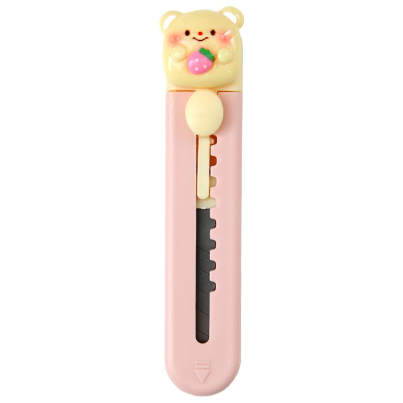 Bear Art Knife - Cute Cartoon Student Office Paper Cutter (Portable and Compact)
