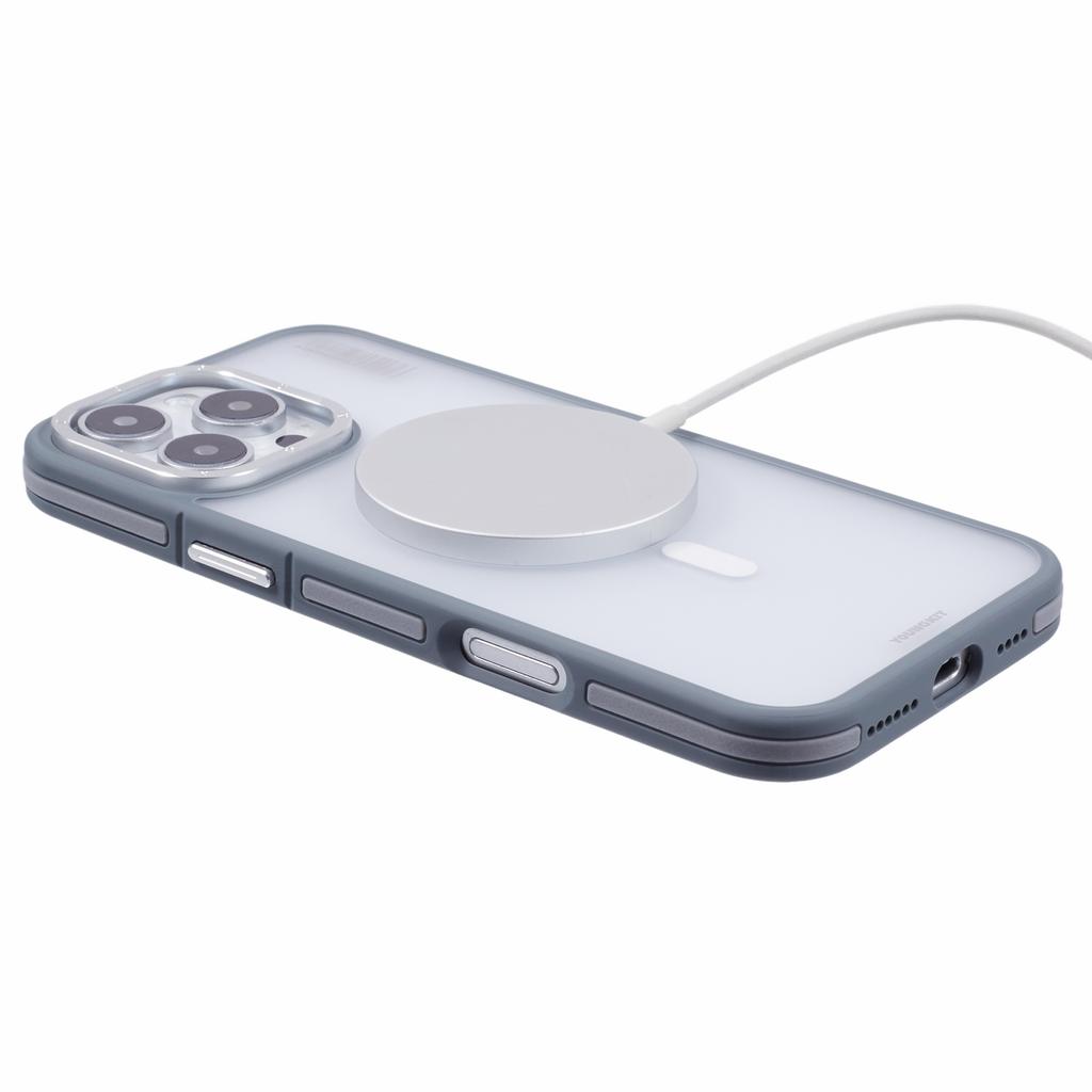 YOUNGKIT Чехол для iPhone 16 Pro Max, совместимый с MagSafe, ПК+ТПУ, защита от отпечатков пальцев