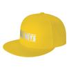 Fashion Bad Boys For Live  White Logo Flat Brim Sun Hat  Sports And Fitness Golf Hat Unisex