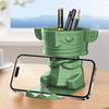 Подставка для карандашей Настольный органайзер Большая вместимость Креативная форма Многофункциональный Забавный держатель для кистей для макияжа Подставка для мобильного телефона
