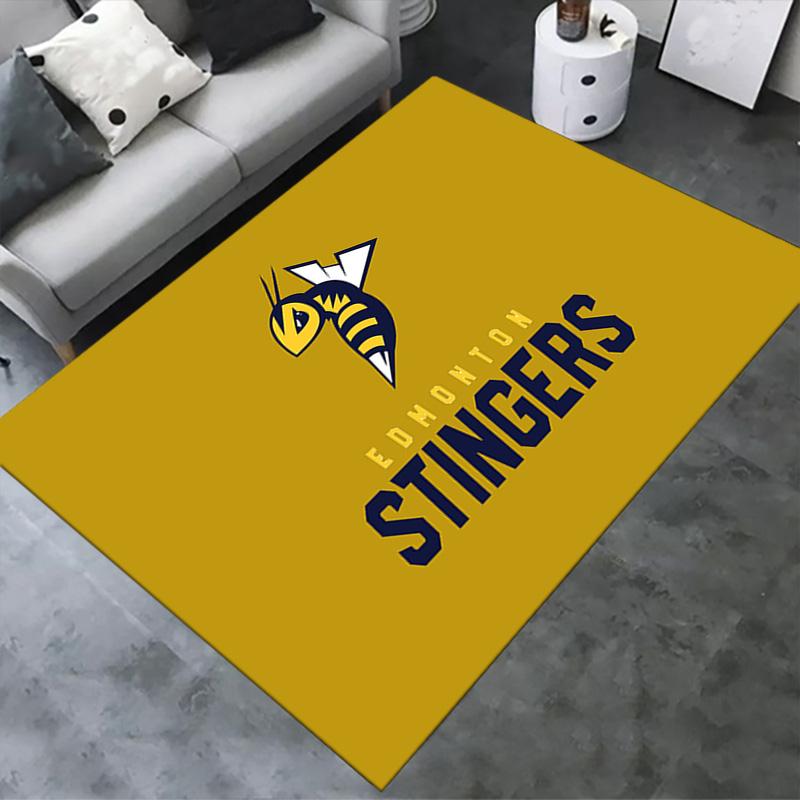 Edmonton Stingers Carpet Rug for Living Room Bedroom Home Sofa Decoration,Kids play Non-slip Floor Mat