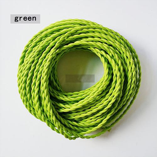 0,75 мм*2 жильный электрический медный провод винтажный витой тканевый кабель плетеный 2 шнура текстильный кабель подвесной светильник шнур Эдисона освещение