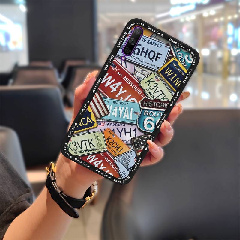 Back Cover Cute Phone Case For Huawei Honor 9X Pro/Y9s/P Smart Pro Durable Anti-knock Anti-dust Protective TPU Full Wrap