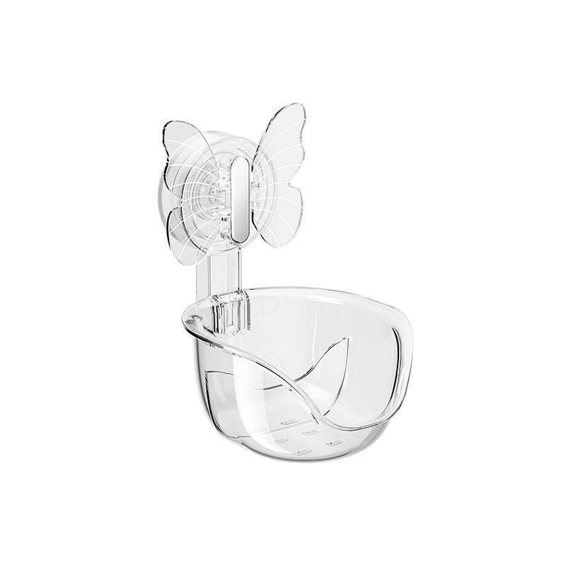 Стеллаж для хранения в ванной комнате Ящик для хранения без перфорации Ванная комната Присоска Настенная полка для умывальника Хранение косметики