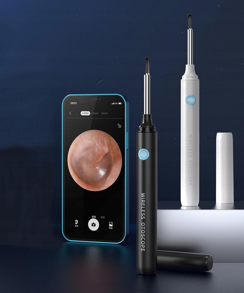 Smart Otoscopic Camera Ear Cleaning Wax Wifi Hd