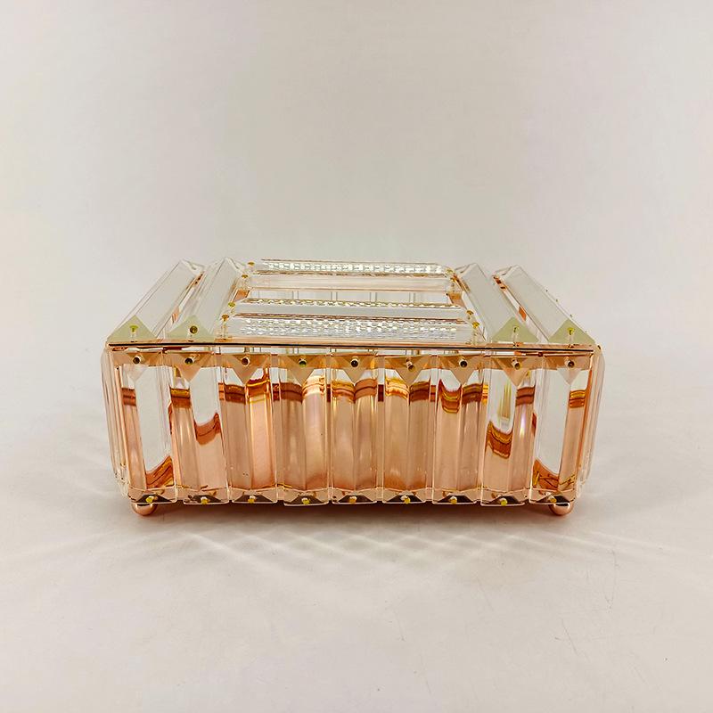 Хрустальный роскошный дизайн, держатель для салфеток для лица, хрустальный куб, диспенсер для салфеток, спальня, офис, отель, кафе, кофейня, бар