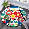 Super Mario4,Round Area Rug,Carpet Rug for Living Room Bedroom Sofa Playroom Decor,Non-slip Floor Mat