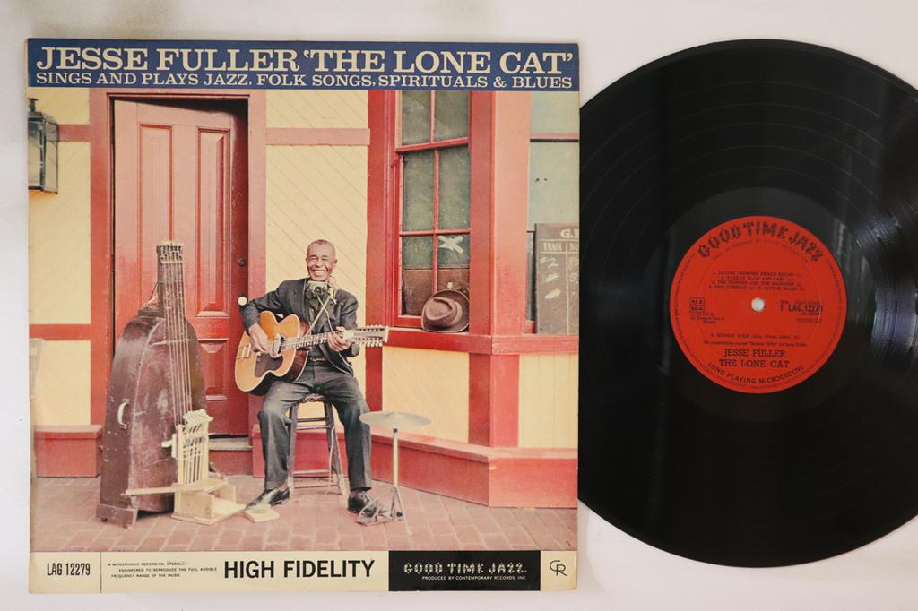 Виниловая пластинка JESSE FULLER Lone Cat LAG12279 GOOD TIME JAZZ 1961 UK Блюз Б/у