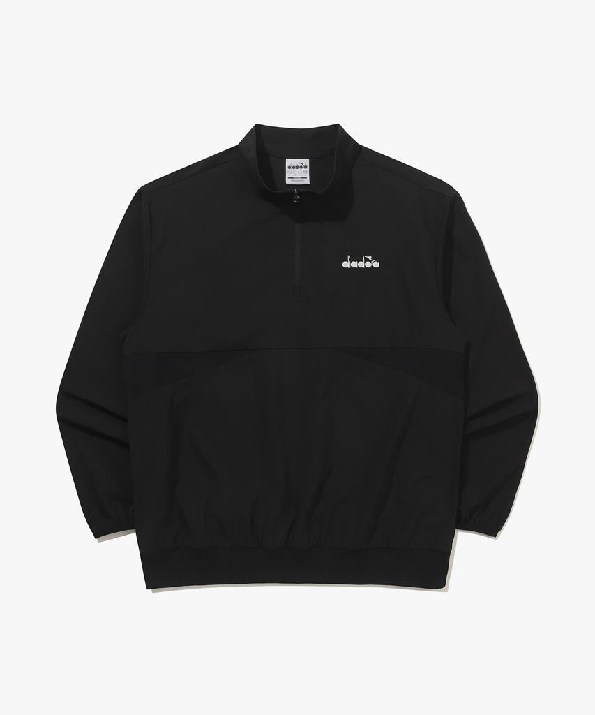 diadora Tennis Star Half-Zip Anorak Black