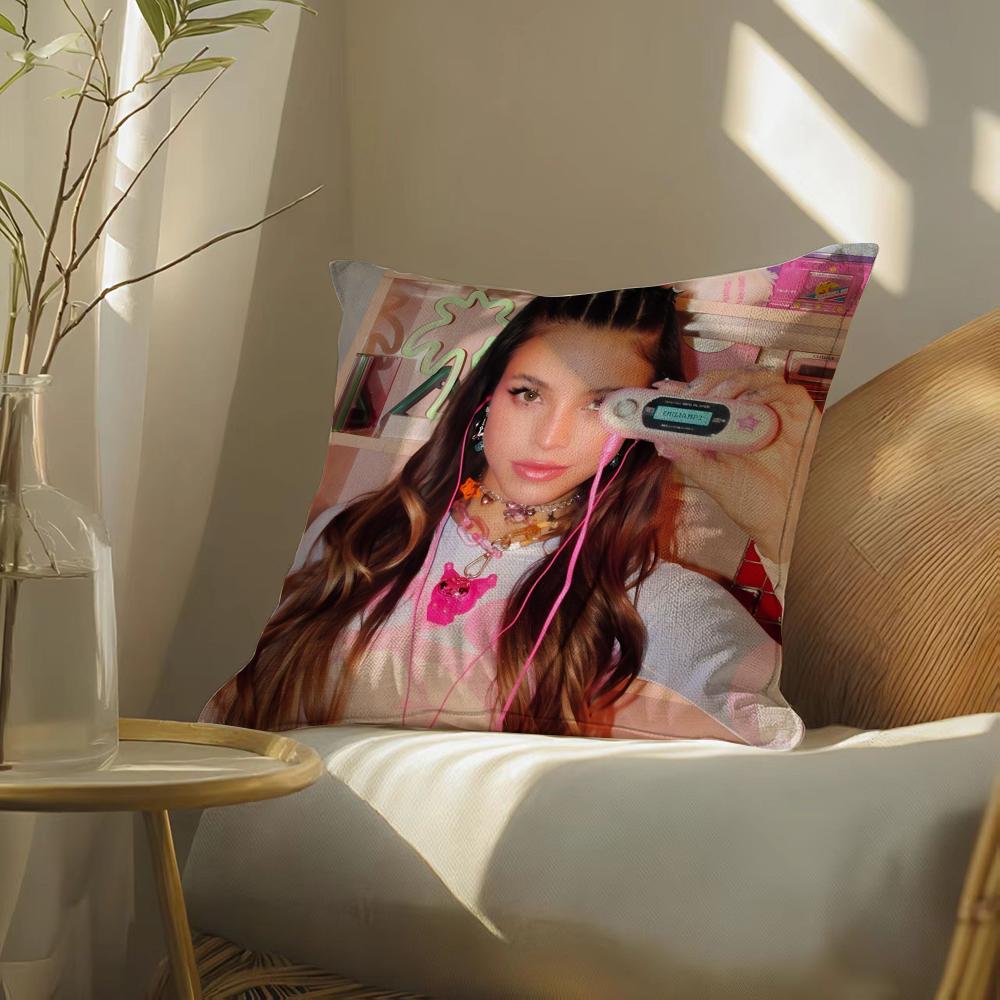 Emiliae-Emiliasingerm-Mernes.Mp3 Pillow Case Pillowcase, Double-Sided Printed, Sofa Cushion, Bedroom Headboard