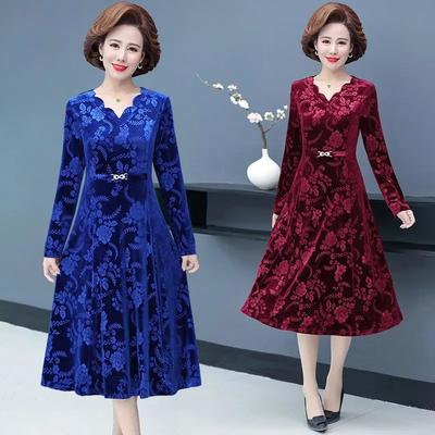 Женское весенне-осеннее платье миди с круглым вырезом и длинными рукавами, карманами, дизайнерским принтом, свободное элегантное платье, уличная одежда