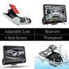 HD Car DVR 2/3 Camera Lens 4.0 Inch Rearview Mirror Dash Cam Camera Video Recorder Stream Media Player