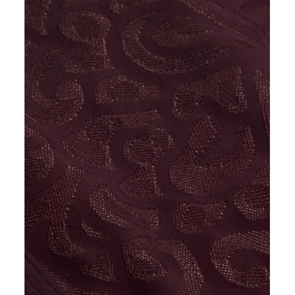 Lululemon Paisley Lace Overlay Tight 25  Black Plum