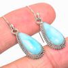 Natural Republic Larimar Gemstone Handmade 925 Solid Silver Earring 1.50" P2u50