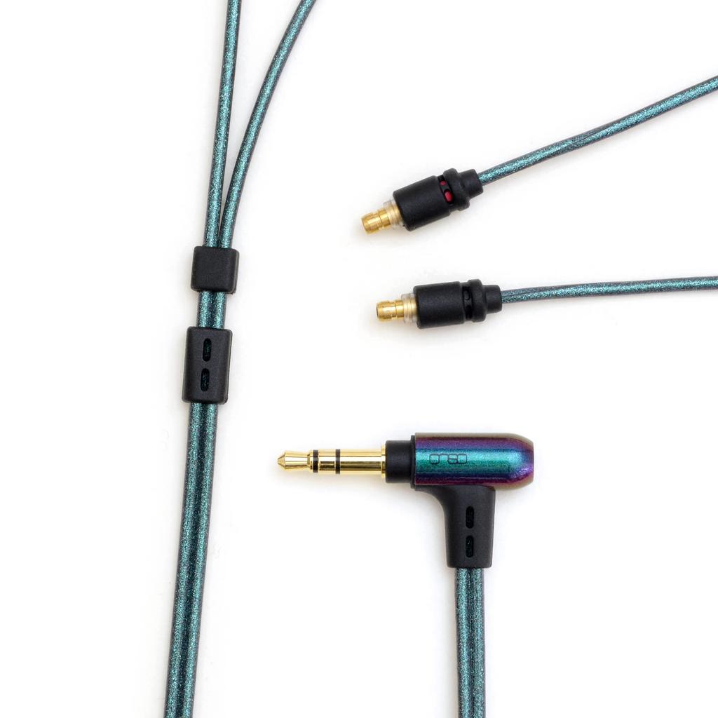 onso 05 earphone cable 3.5(3 pole)-Pentaconn ear(L/R) 1.2m iect_05_ub3p_120