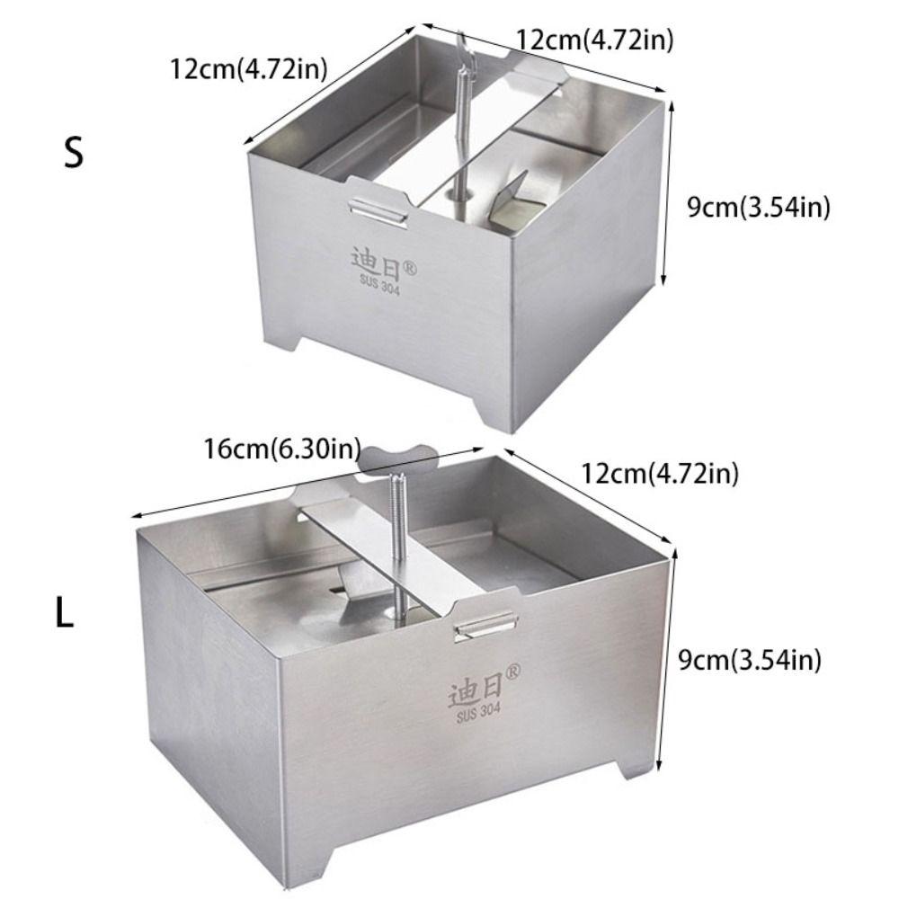 304 Stainless Steel Paneer Making Mold Adjustable Soybean Curd Maker To Fu Press Mould  Cheese