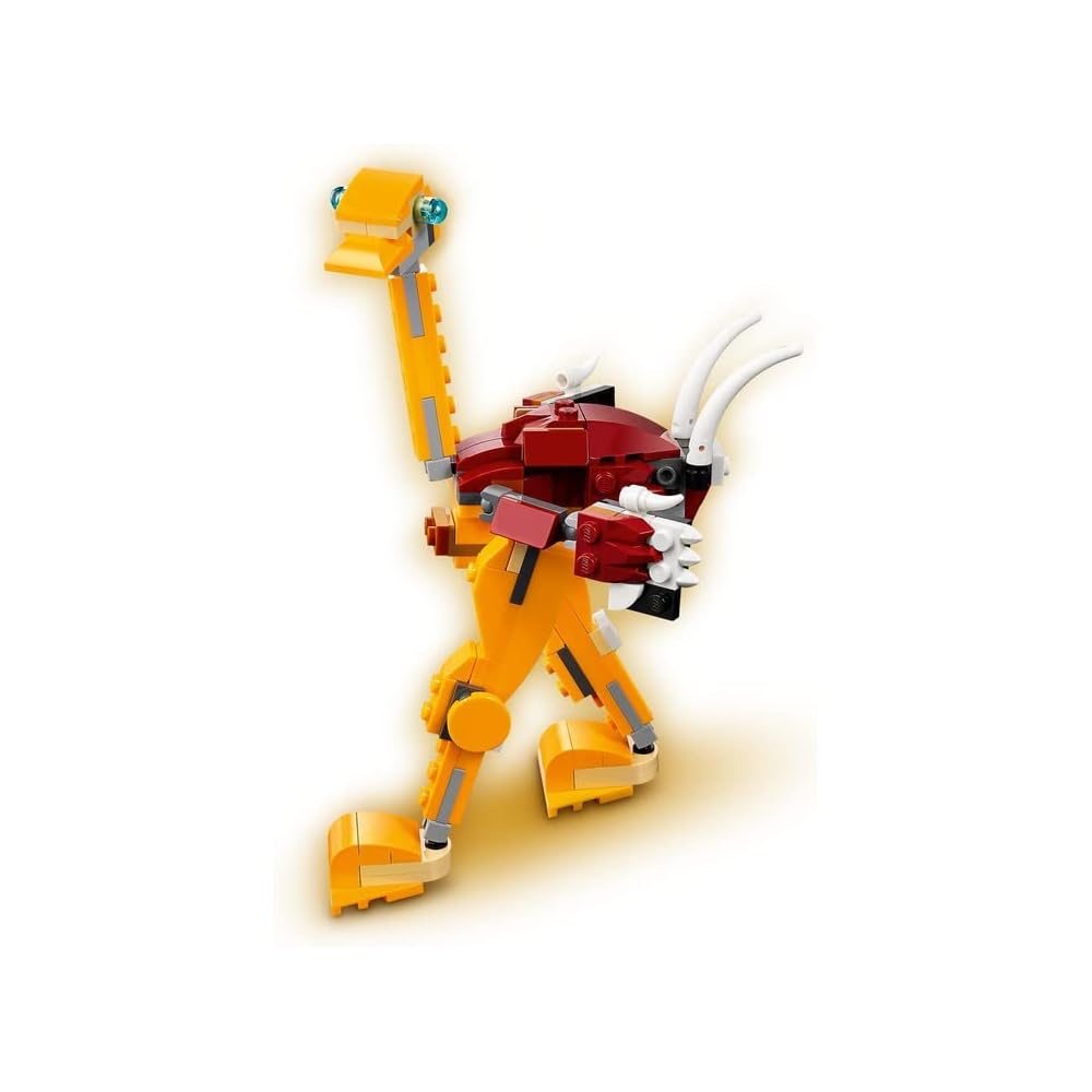 LEGO Creator Wild Lion 31112 Building Toy for Kids Ages 7 and Up Animal Blocks