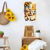 1 piece: Autumn-themed cozy breakfast scene tin painting, retro kitchen decorative painting, home and dining room wall hanging,