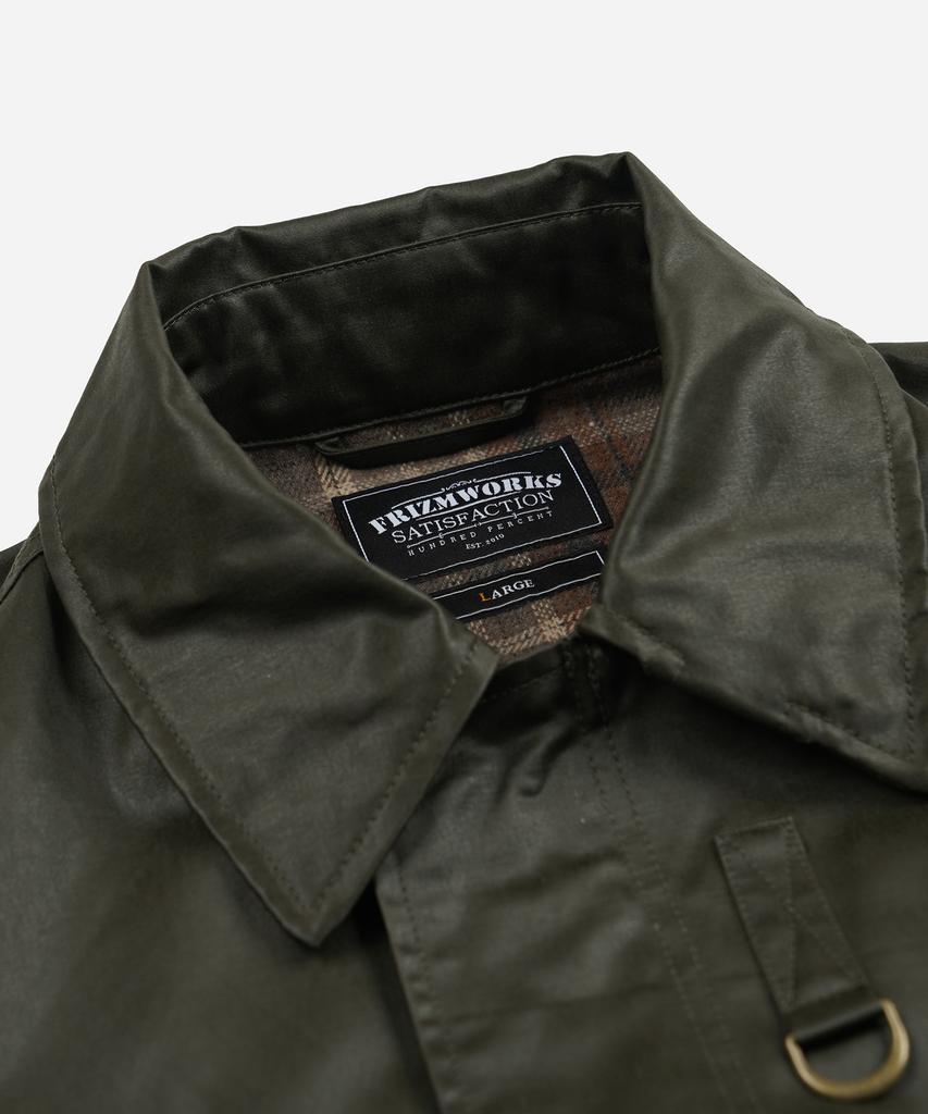 Хлопковая вощеная куртка для охоты Heritage от FRIZMWORKS _ Оливково-коричневый