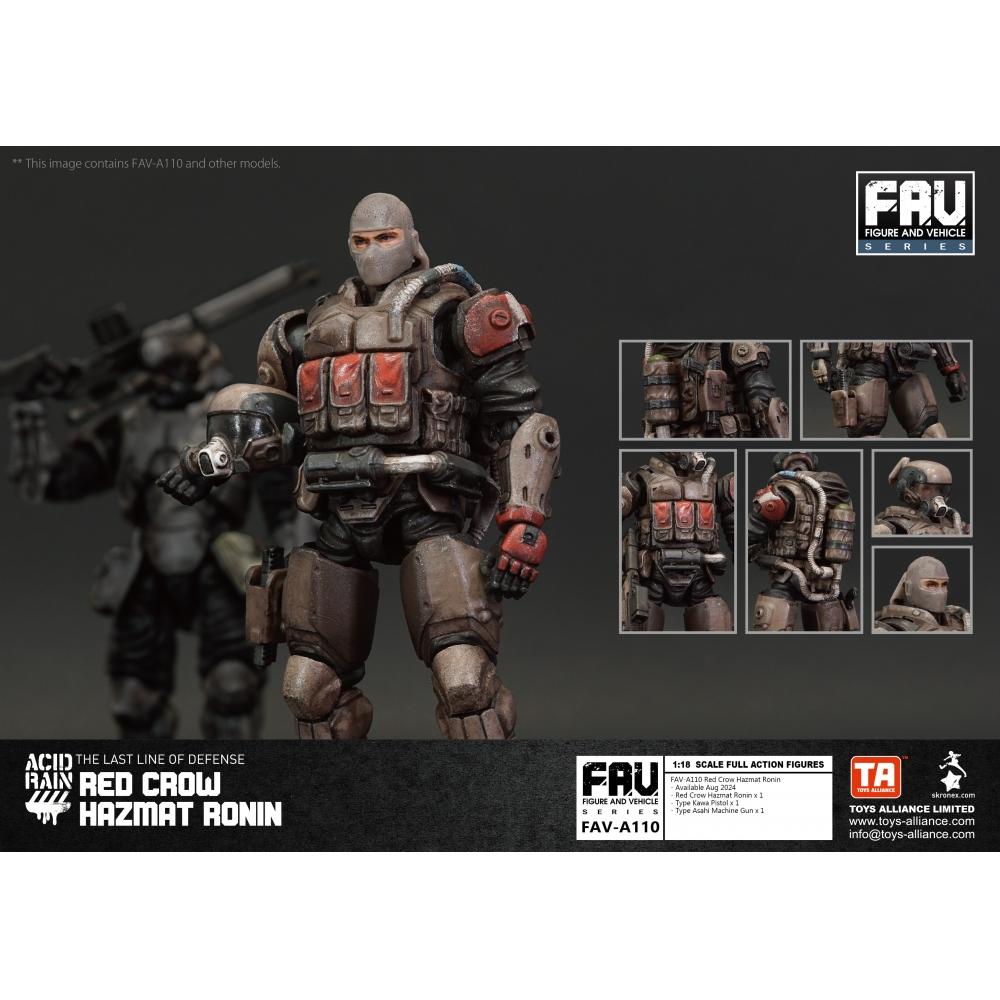 Кислотный дождь 1 18 Кислотный дождь Fav A110 Красный ворон Hazmat Ronin