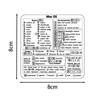 Shortcuts Sticker for Apple Mac OS System Shortcut Key Sticker for 13-16" MacBook Pro 13 /Air 13 Windows Palm Rest