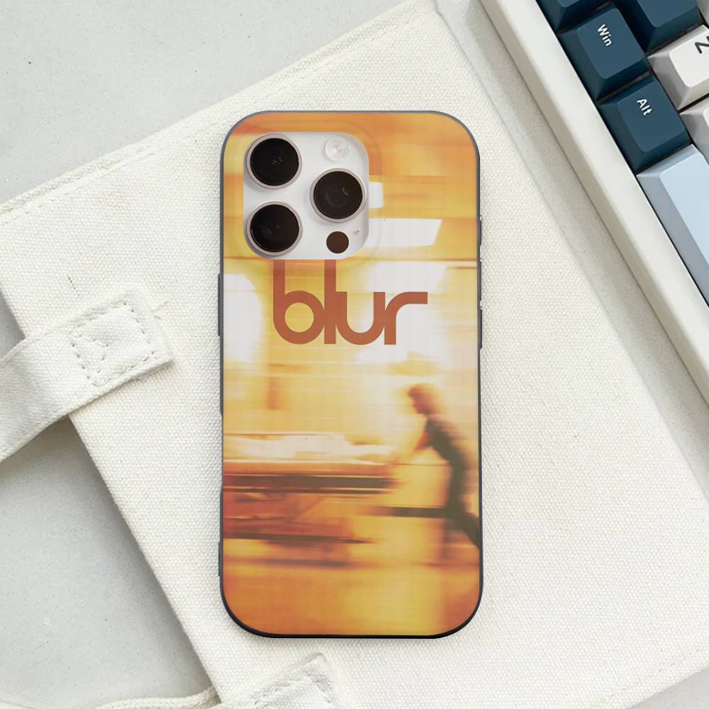 Чехол для телефона Rock Band B-Blur с гофрированной полосой для IPhone 17 16 15 14 13 12 11 Pro Max Plus Pro, противоударный чехол
