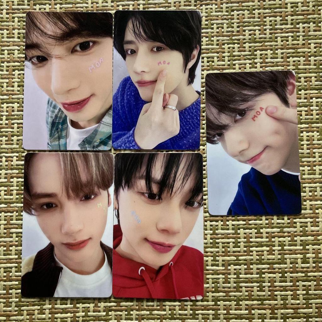[USED] TXT MOAZONE Japan Performance Fan Live FC Bonus Trading Cards (5 Pieces)