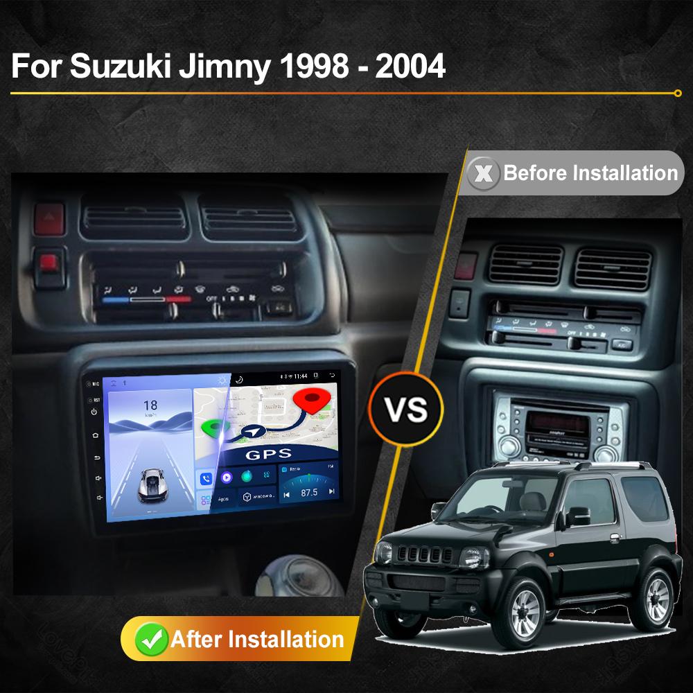 Car Radio For Suzuki Jimny 1998 - 2004 Android Multimedia Video Player Navigation GPS Carplay Touch Screen Auto Stereo Intelligent Systems