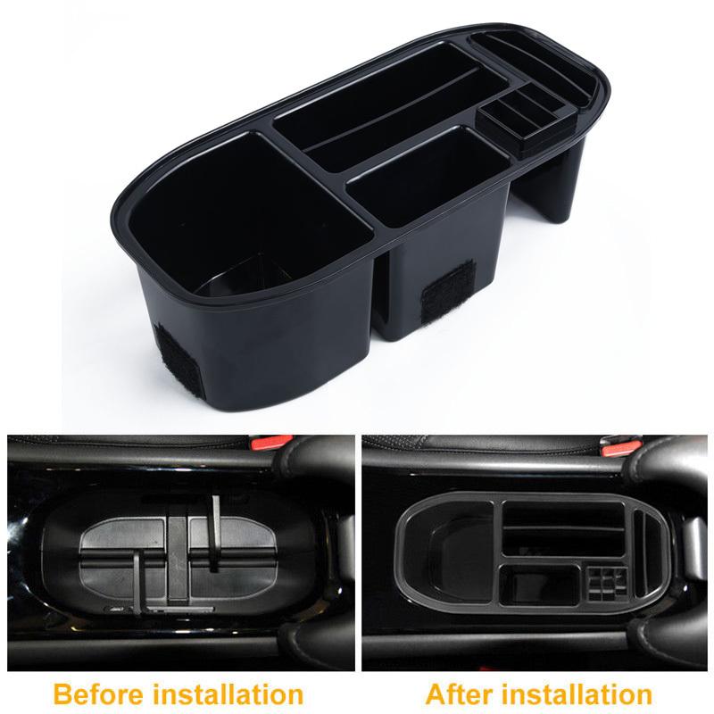 1pc high quality Car Water Cup Holder Storage Box Container Tray Multi-compartment design suitable for Honda Vezel HR-V HRV