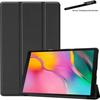 Premium Black Smart Case for Samsung Galaxy Tab A 10.1 2019 T510 T515 Ultra Slim Folio Case with Stylus Toproduits®