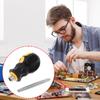 Короткая маленькая карманная магнитная отвертка с плоской головкой для DIY ремонта в труднодоступных местах, профессиональное использование