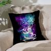 Anime Ccheshire Cat Customizable Square Pillowcases Stylish And Soft Perfect For Beds Cars And Sofas