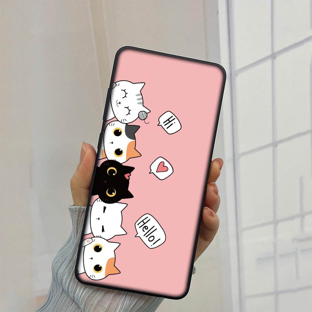 Мультяшный котенок Кошка Мяу Аниме Силиконовый чехол для телефона Huawei Nova 3i 3 5t 2i Mate 10 20 P20 P30 Pro 2 Lite Мягкий чехол