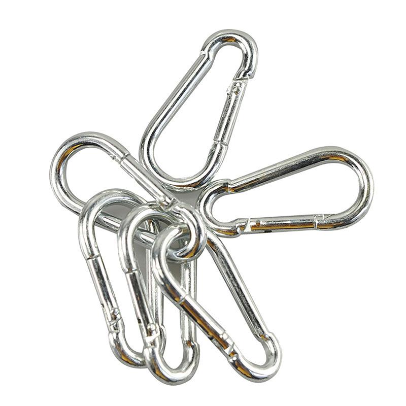 1 шт. пружинный карабин из нержавеющей стали карабин стальные зажимы брелок сверхпрочный быстроразъемный для кемпинга походов путешествия