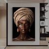 African Black Woman Classic Canvas Paintings And Prints Wall Art Poster HD Picture For Living Room Home Office Decor Frameless