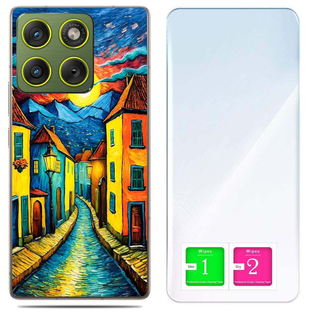 Etui Do Motorola Edge 70 Obudowa Foto Case Plecki Grafika Art + Szkło