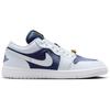Jordan 1 Low Se Серый футбол, Белый, Красный для зала, Полуночный синий Женские Jordan FZ8778-044