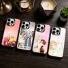 Чехол для телефона с изображением Томоэ и Камисамы из аниме Для iPhone 17,16,15,14,13,12,11 Plus,Pro Max,XS,Цветной серебристый чехол для телефона