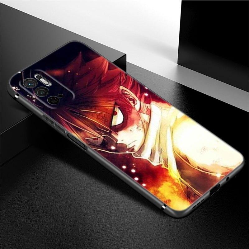 Anime Fairy Tail Phone Case For Xiaomi Redmi Note 11 10 9 8 Pro 11T 5G 10T 10S 9S 9T 9i 9C 9A 8T Soft TPU Black Cover Funda